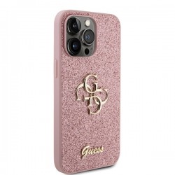 Guess GUHCP15LHG4SGP iPhone 15 Pro 6.1" pink/pink hardcase