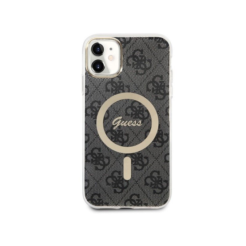 Guess GUHMN61H4STK iPhone 11 6.1" black/black hardcase 4G