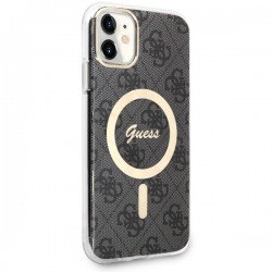 Guess GUHMN61H4STK iPhone 11 6.1" black/black hardcase 4G