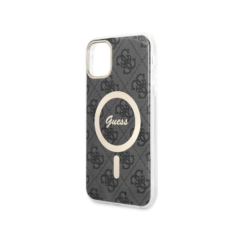 Guess GUHMN61H4STK iPhone 11 6.1" black/black hardcase 4G