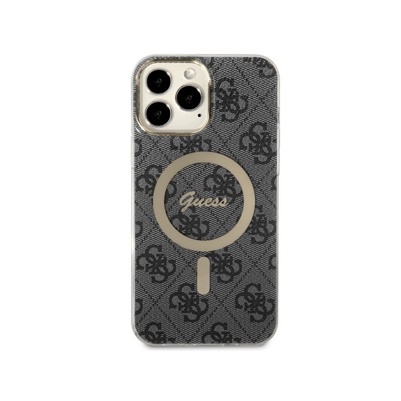 Guess GUHMP13XH4STK iPhone 13 Pro Max 6.7" black/black hardcase 4G MagSafe | mobilo.lv