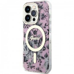 Guess GUHMP14LHCFWSP iPhone 14 Pro 6.1" pink/pink hardcase