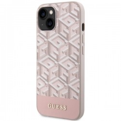 Guess GUHMP14MHGCFSEP iPhone 14 Plus 6.7" pink/pink hard case