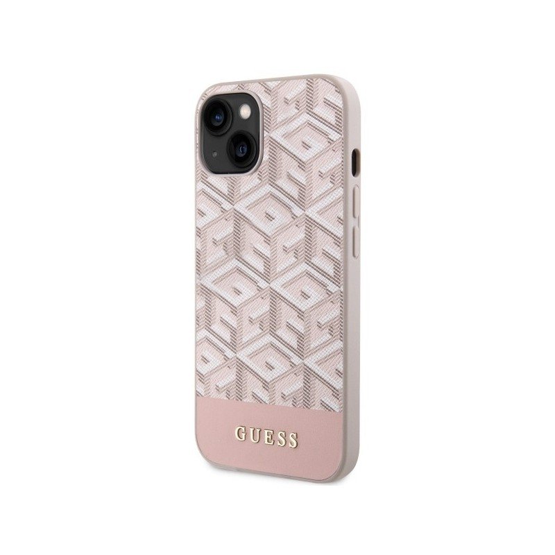 Guess GUHMP14MHGCFSEP iPhone 14 Plus 6.7" pink/pink hard case