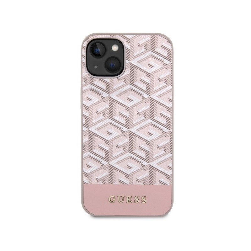 Guess GUHMP14MHGCFSEP iPhone 14 Plus 6.7" pink/pink hard case