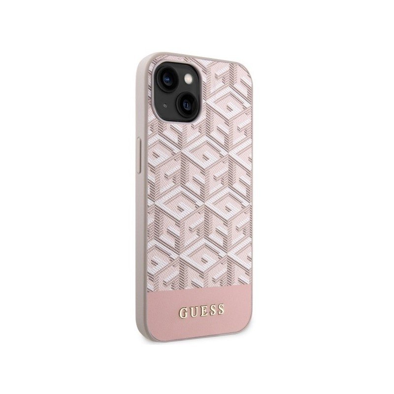 Guess GUHMP14MHGCFSEP iPhone 14 Plus 6.7" pink/pink hard case