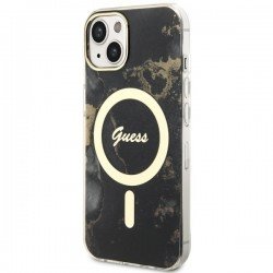 Guess GUHMP14SHTMRSK iPhone 14 6.1" black/black hardcase Golden