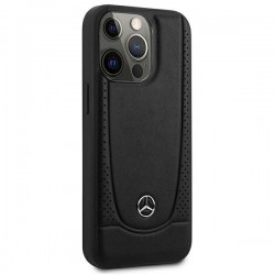 Mercedes MEHCP15LARMBK iPhone 15 Pro 6.1" black/black hardcase Leather Urban | mobilo.lv