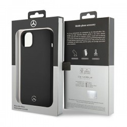 Mercedes Silicone Line MagSafe case for iPhone 14 Plus - black|mobilo.lv