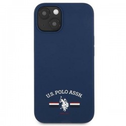 US Polo USHCP13SSFGV iPhone 13 mini 5,4" granatowy/navy Silicone Collection|mobilo.lv