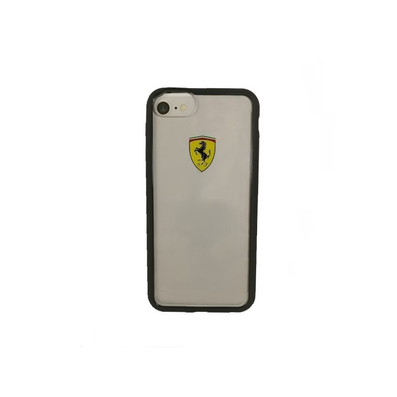 Ferrari Hardcase FEHCRFP7BK iPhone 7/8 /SE 2020 / SE 2022 transparent/black | mobilo.lv