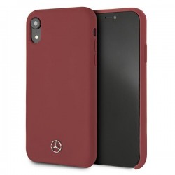 Mercedes MEHCI61SILRE iPhone Xr czerwony/red hardcase Silicone Line | mobilo.lv