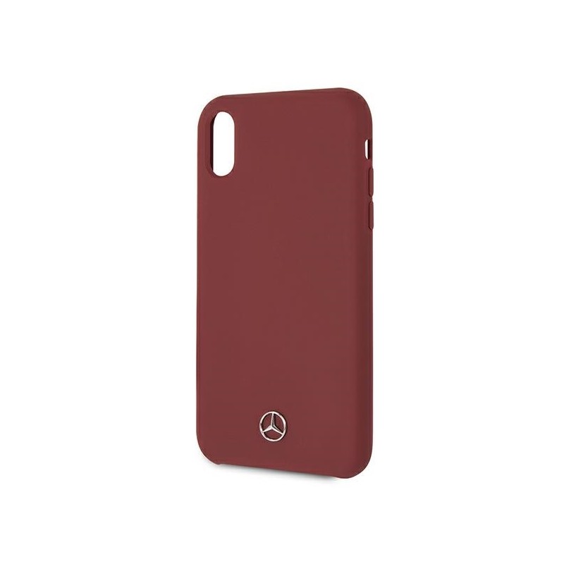 Mercedes MEHCI61SILRE iPhone Xr czerwony/red hardcase Silicone Line|mobilo.lv