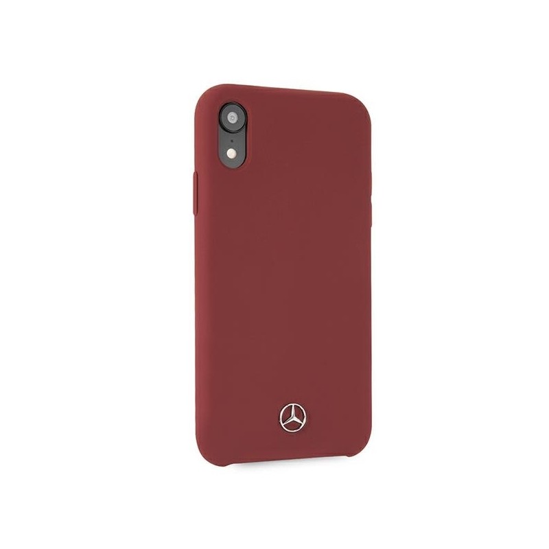 Mercedes MEHCI61SILRE iPhone Xr czerwony/red hardcase Silicone Line | mobilo.lv