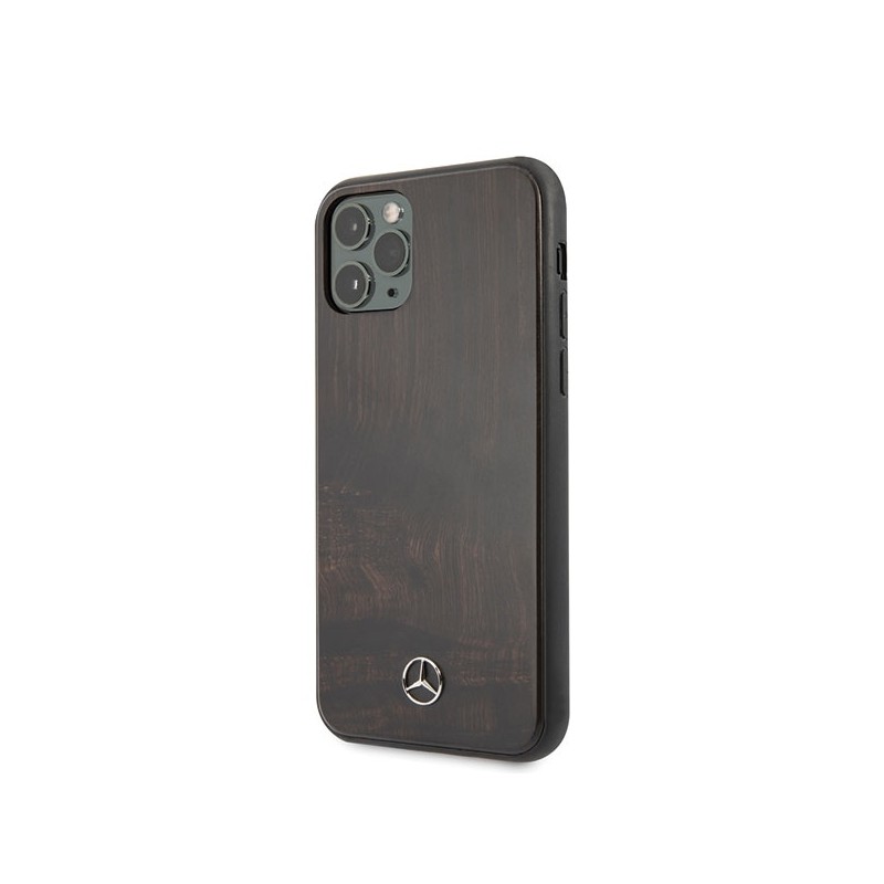 Mercedes Wood Line Rosewood case for iPhone 11 Pro - brown|mobilo.lv