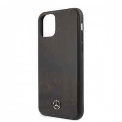 Mercedes Wood Line Rosewood case for iPhone 11 Pro - brown | mobilo.lv