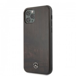 Mercedes Wood Line Rosewood case for iPhone 11 Pro Max - brown | mobilo.lv