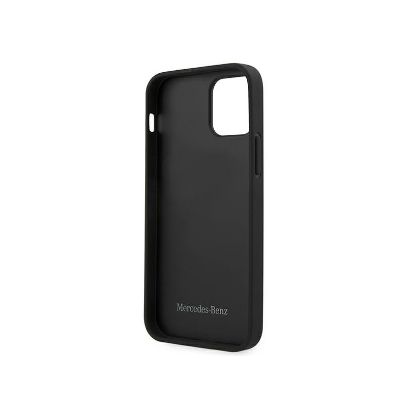 Mercedes MEHCP12SLSSBK iPhone 12 mini 5,4" czarny/black hardcase Strap Line | mobilo.lv
