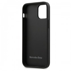 Mercedes MEHCP12SMULBK iPhone 12 mini 5,4" czarny/black hardcase Wave Line | mobilo.lv