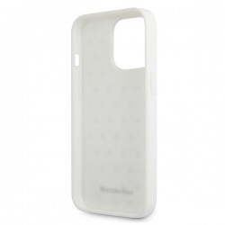 Mercedes MEHCP13LESPWH iPhone 13 Pro / 13 6,1" biały/white hardcase Silver Stars Pattern|mobilo.lv