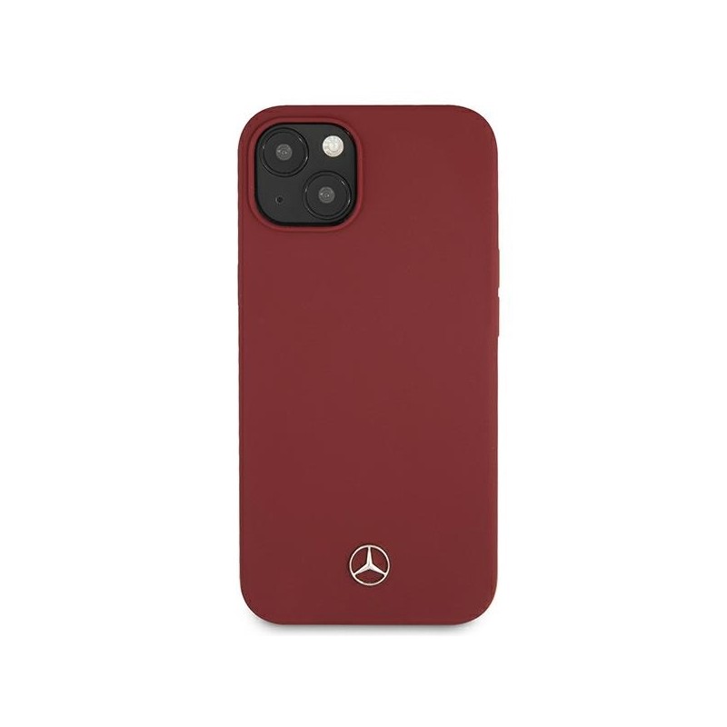 Mercedes MEHCP13MSILRE iPhone 13 6,1" czerwony/red hardcase Silicone Line | mobilo.lv
