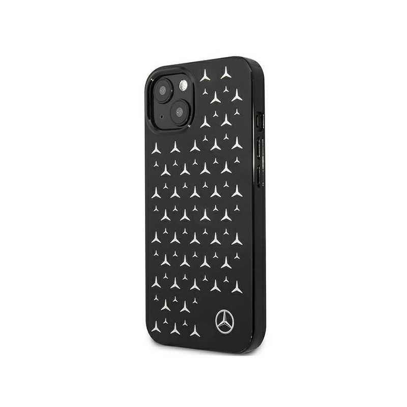 Mercedes MEHCP13SESPBK iPhone 13 mini 5,4" czarny/black hardcase Silver Stars Pattern | mobilo.lv