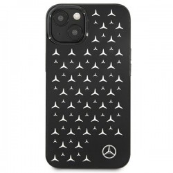 Mercedes MEHCP13SESPBK iPhone 13 mini 5,4" czarny/black hardcase Silver Stars Pattern | mobilo.lv