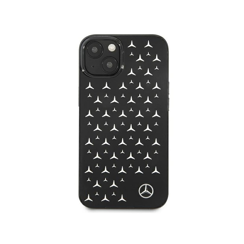 Mercedes MEHCP13SESPBK iPhone 13 mini 5,4" czarny/black hardcase Silver Stars Pattern|mobilo.lv