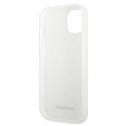 Mercedes MEHCP13SESPWH iPhone 13 mini 5,4" biały/white hardcase Silver Stars Pattern | mobilo.lv