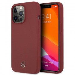 Mercedes MEHCP13XSILRE iPhone 13 Pro Max 6,7" czerwony/red hardcase Silicone Line | mobilo.lv