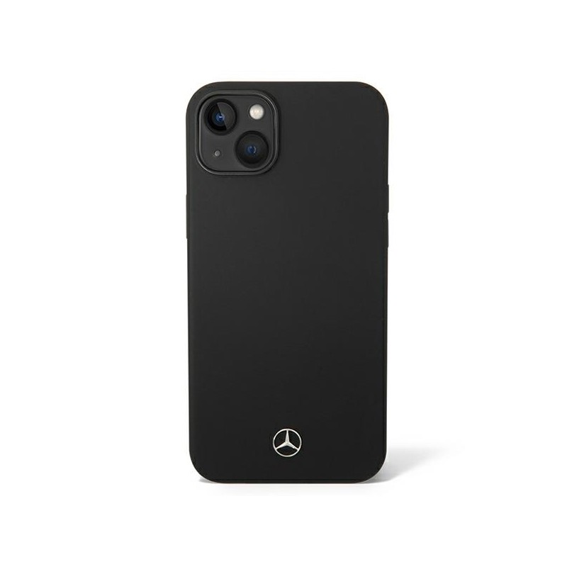 Mercedes Silicone Line case for iPhone 14 - black|mobilo.lv