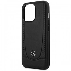 Mercedes MEHCP15LARMBK iPhone 15 Pro 6.1" black/black hardcase Leather Urban|mobilo.lv