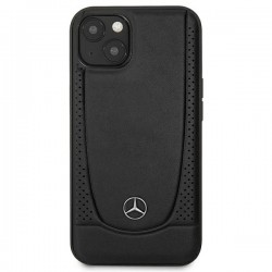 Mercedes MEHCP15MARMBK iPhone 15 Plus 6.7" black/black hardcase Leather Urban | mobilo.lv
