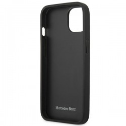 Mercedes MEHCP15MARMBK iPhone 15 Plus 6.7" black/black hardcase Leather Urban|mobilo.lv