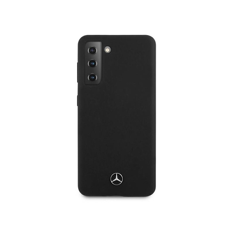 Mercedes MEHCS21SSILBK S21 G991 czarny/black hardcase Silicone Line | mobilo.lv