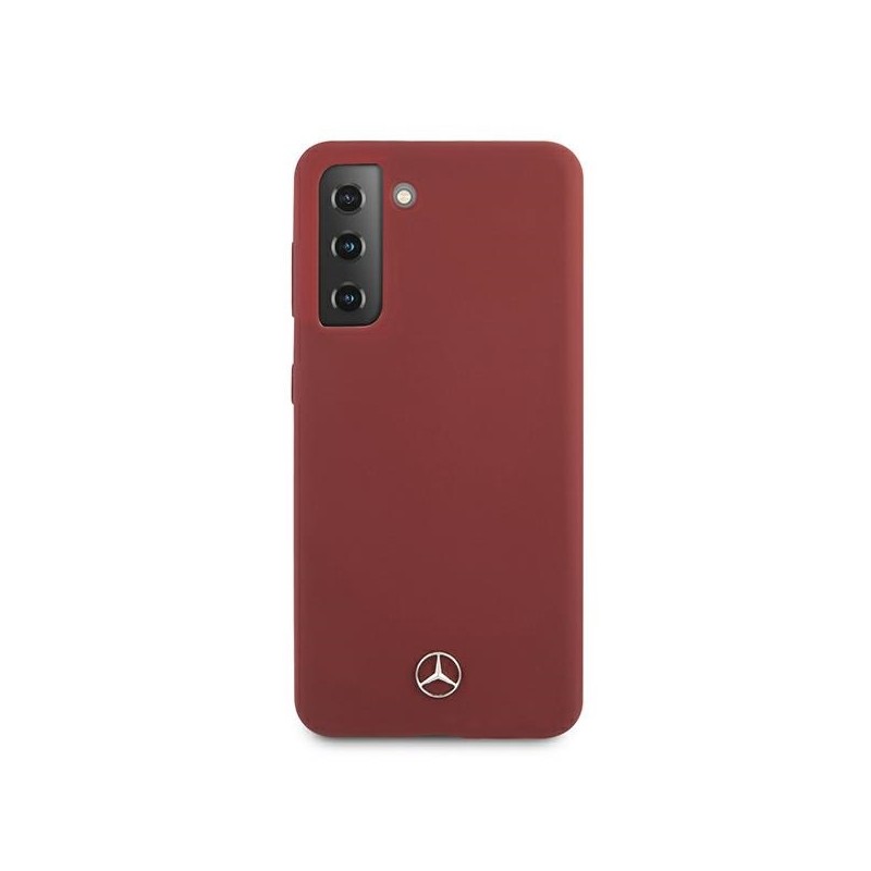 Mercedes MEHCS21SSILRE S21 G991 czerwony/red hardcase Silicone Line|mobilo.lv
