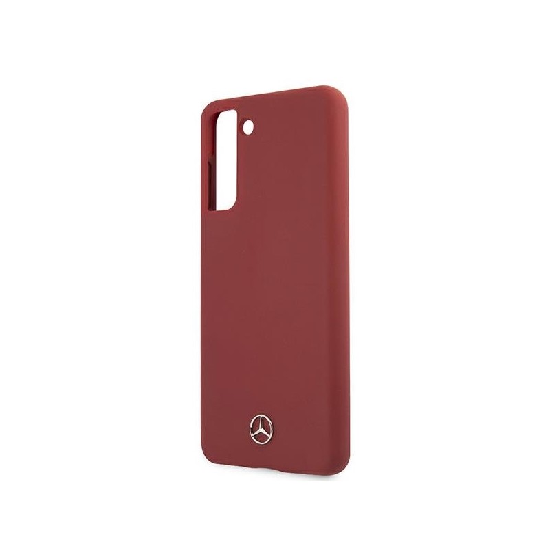 Mercedes MEHCS21SSILRE S21 G991 czerwony/red hardcase Silicone Line | mobilo.lv