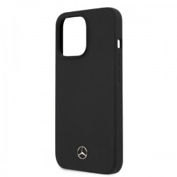 Mercedes MEHMP13XSILBK iPhone 13 Pro Max 6.7" black/black hardcase Silicone Magsafe|mobilo.lv
