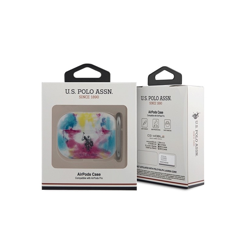 US Polo USACAPPCUSML AirPods Pro case multicolor Tie & Dye Collection | mobilo.lv