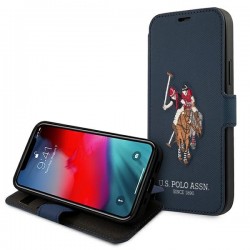 US Polo USFLBKP12LPUGFLNV iPhone 12 Pro Max 6,7" granatowy/navy book Polo Embroidery Collection|mobilo.lv