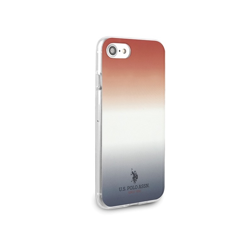 US Polo USHCI8TRDGRB iPhone 7/8/SE 2020 / SE 2022 czerwono-niebieski/blue&red Gradient Pattern Collection|mobilo.lv