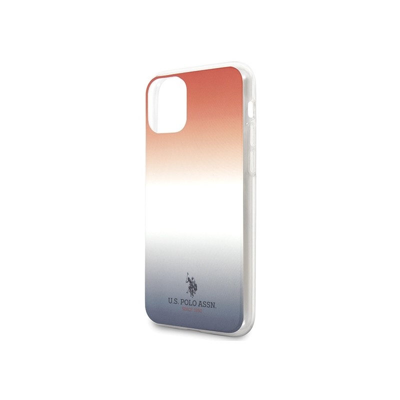US Polo USHCN61TRDGRB iPhone 11 czerwono-niebieski/blue&red Gradient Pattern Collection | mobilo.lv