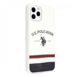US Polo USHCN65PCSTRB iPhone 11 Pro Max biały/white Tricolor Pattern Collection | mobilo.lv