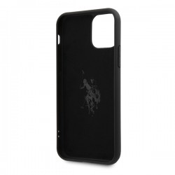 US Polo USHCN65SLHRBK iPhone 11 Pro Max czarny/black Silicone Collection|mobilo.lv