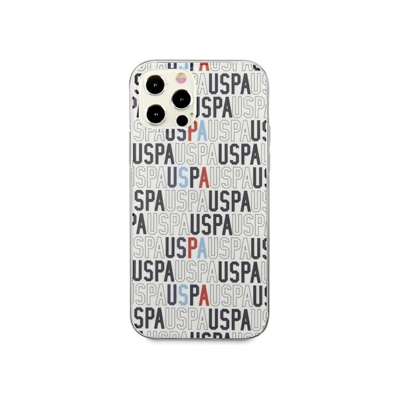 US Polo USHCP12LPCUSPA6 iPhone 12 Pro Max 6,7" biały/white Logo Mania Collection | mobilo.lv