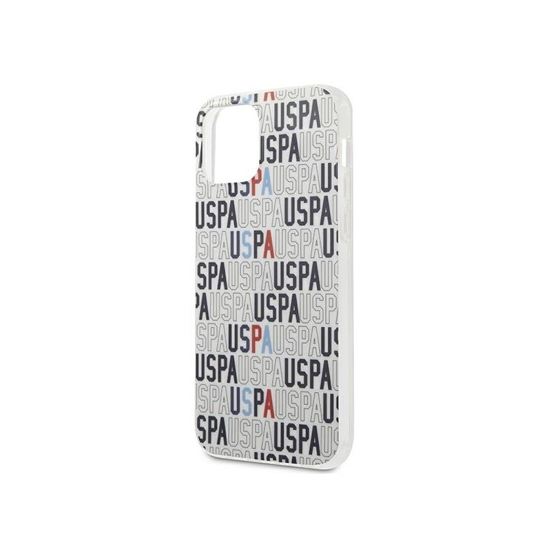 US Polo USHCP12LPCUSPA6 iPhone 12 Pro Max 6,7" biały/white Logo Mania Collection|mobilo.lv