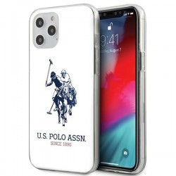 US Polo USHCP12LTPUHRWH iPhone 12 Pro Max 6,7" biały/white Shiny Big Logo|mobilo.lv