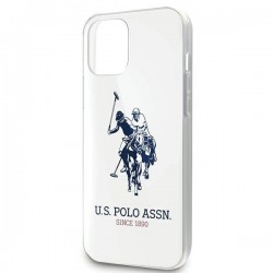 US Polo USHCP12LTPUHRWH iPhone 12 Pro Max 6,7" biały/white Shiny Big Logo|mobilo.lv