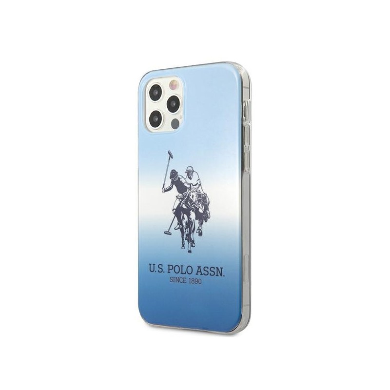 US Polo USHCP12MPCDGBL iPhone 12/12 Pro 6,1" niebieski/blue Gradient Collection | mobilo.lv