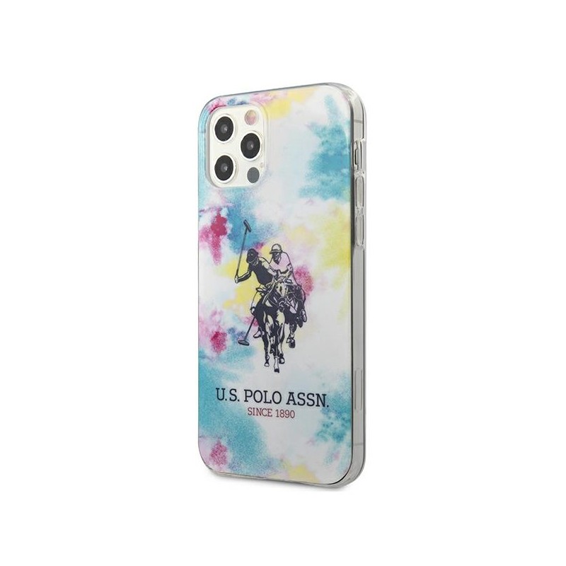 US Polo USHCP12MPCUSML iPhone 12/12 Pro 6,1" multicolor Tie & Dye Collection|mobilo.lv